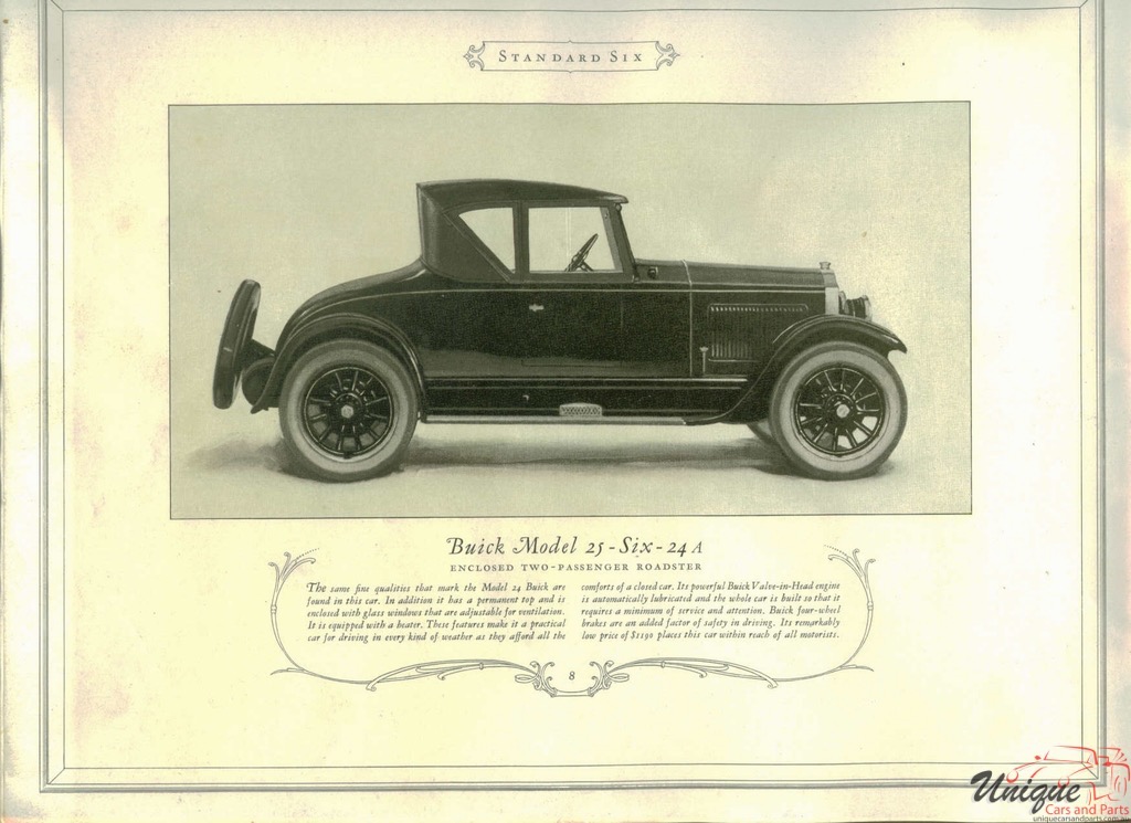 1925 Buick Prestige Brochure Page 31